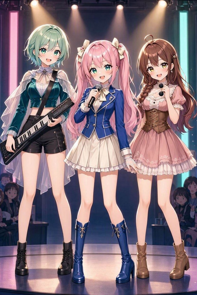 ボーカル少女の３トリオ