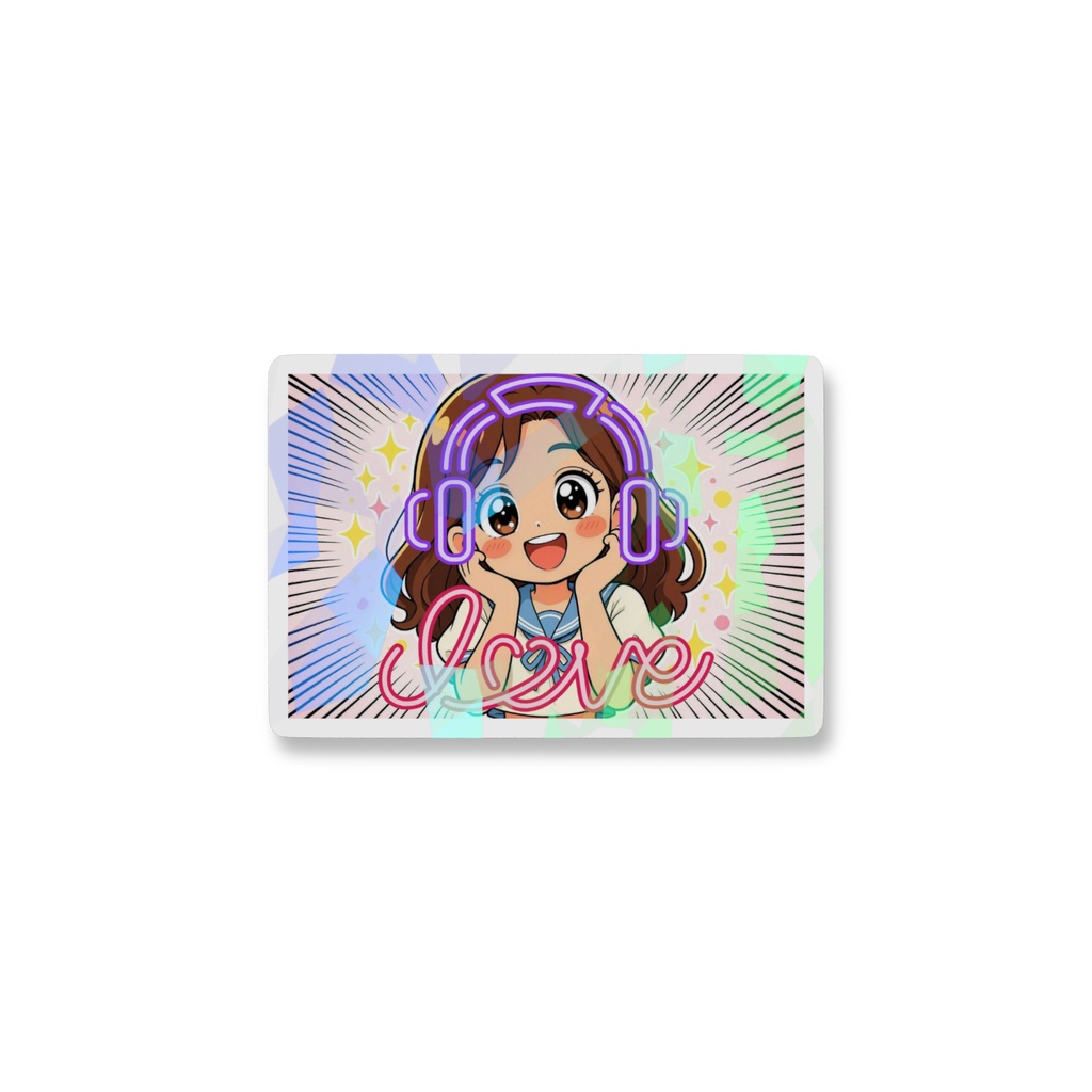 ホログラムスマホステッカー