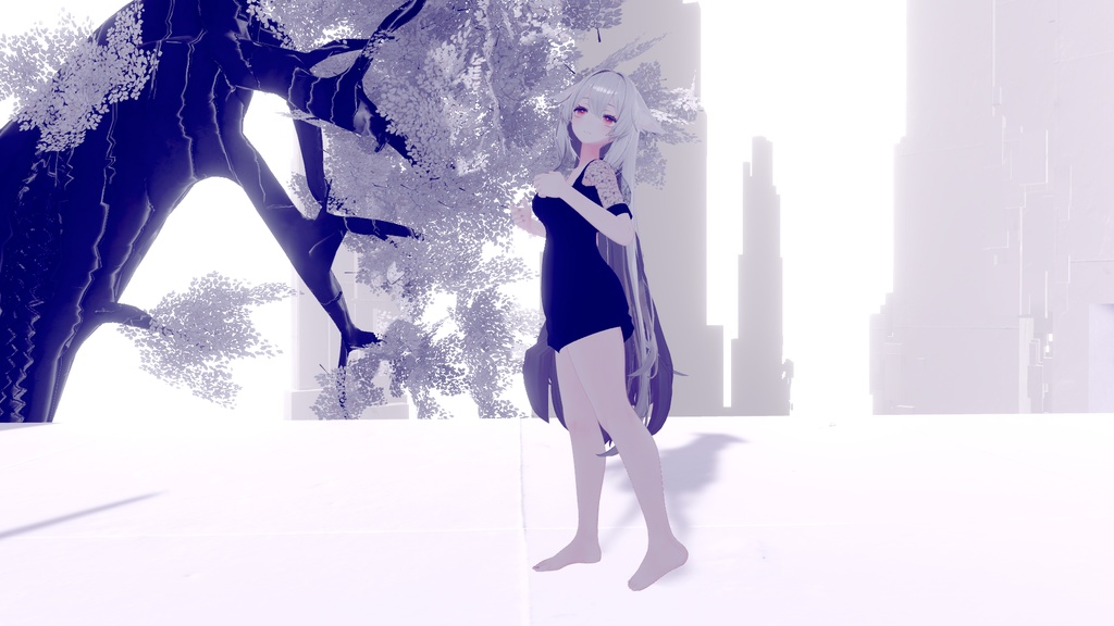 【桔梗】シースルー袖ワンピ REMAKE