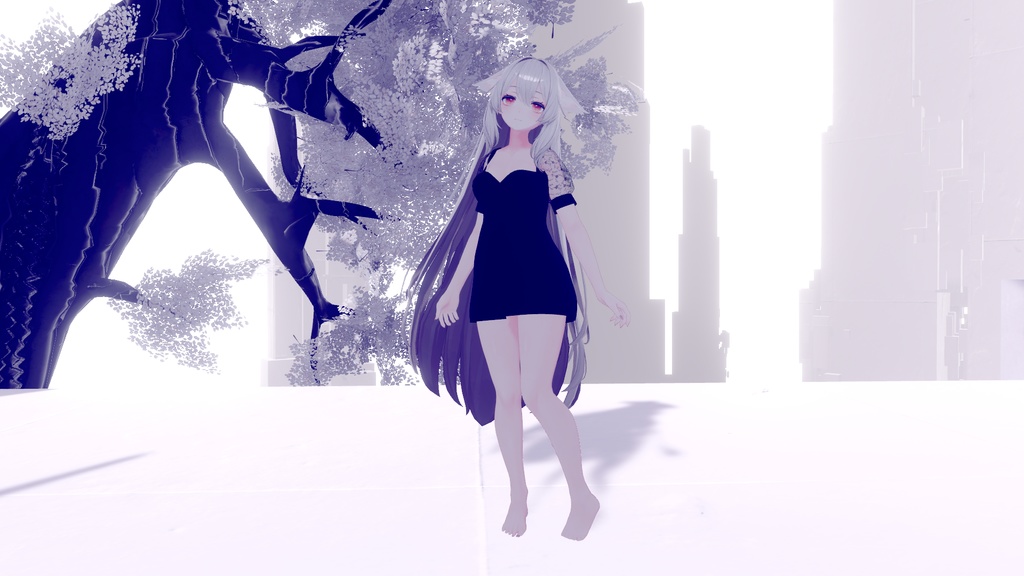 【桔梗】シースルー袖ワンピ REMAKE