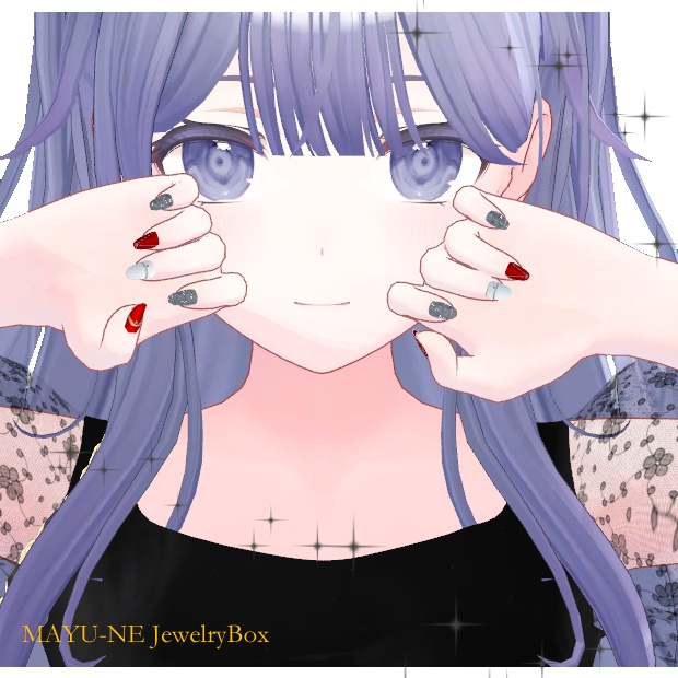 【桔梗】クリスマスネイル