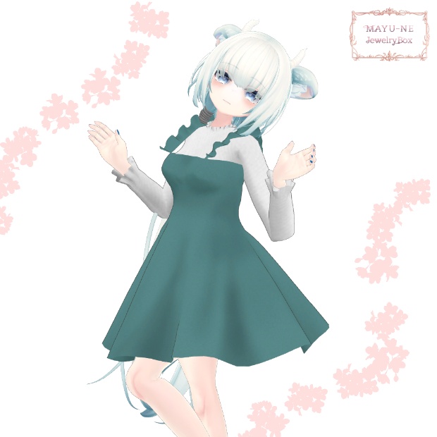 【3Dモデル】ふんわりワンピ for 梅雨(TSUYU)REMAKE