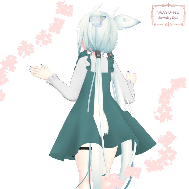 【3Dモデル】ふんわりワンピ for 梅雨(TSUYU)REMAKE