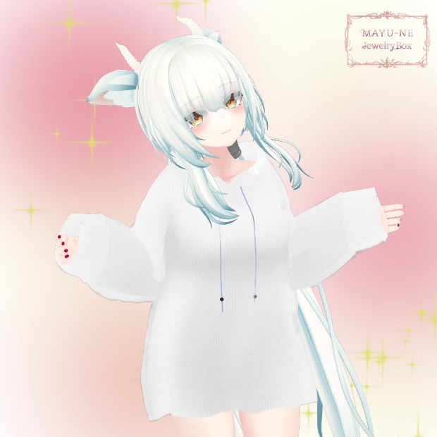 【3Dモデル】ふわふわあったかパーカー for 梅雨(TSUYU)