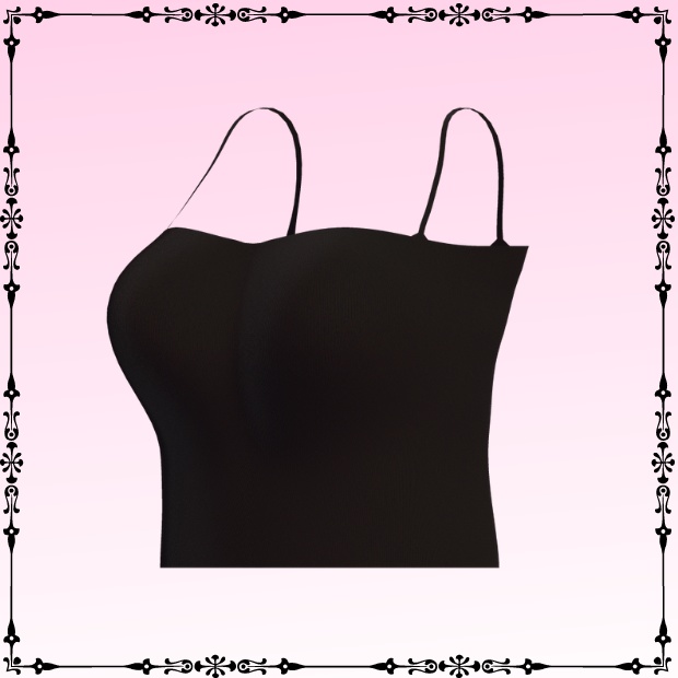 【桔梗】リブニットキャミソール