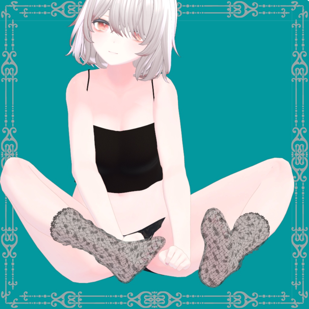 【桔梗】クシュ靴下