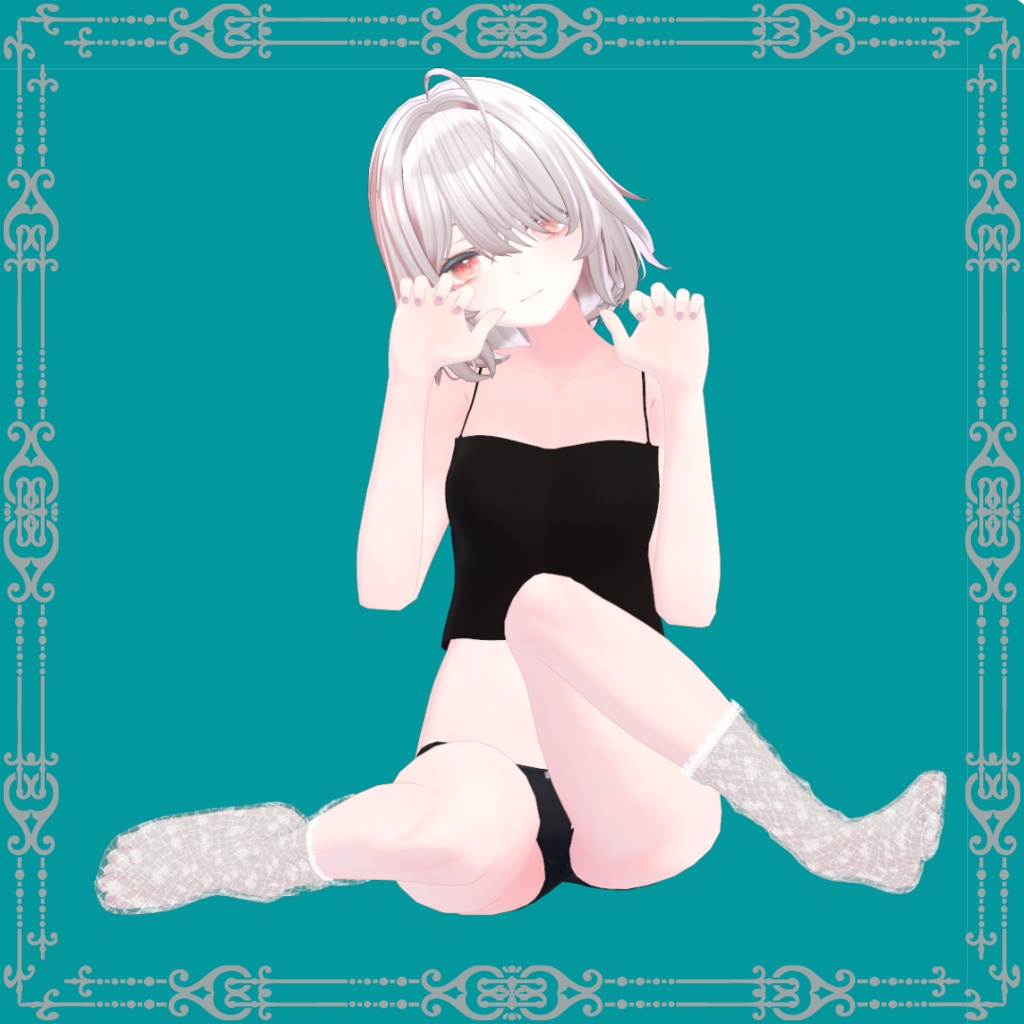 【桔梗】クシュ靴下