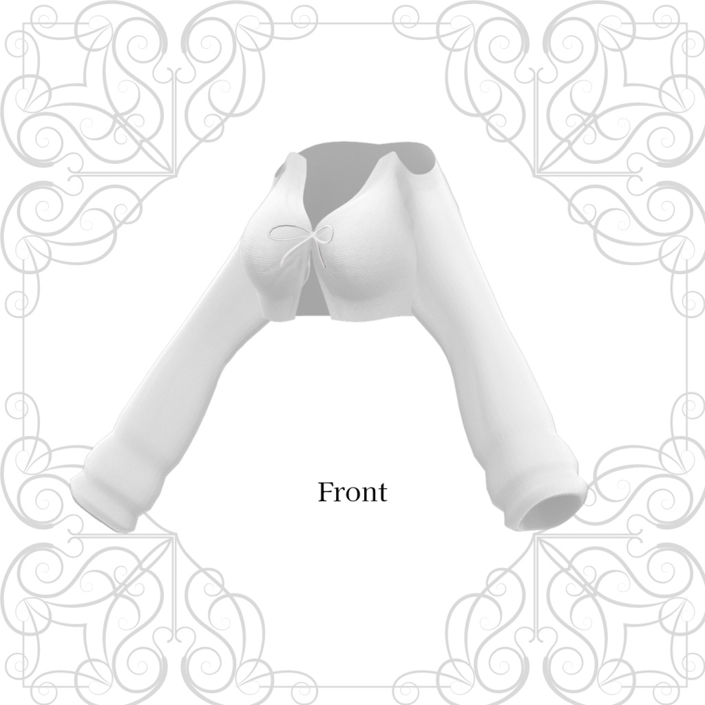 【桔梗】ベルスリーブクロップトップ