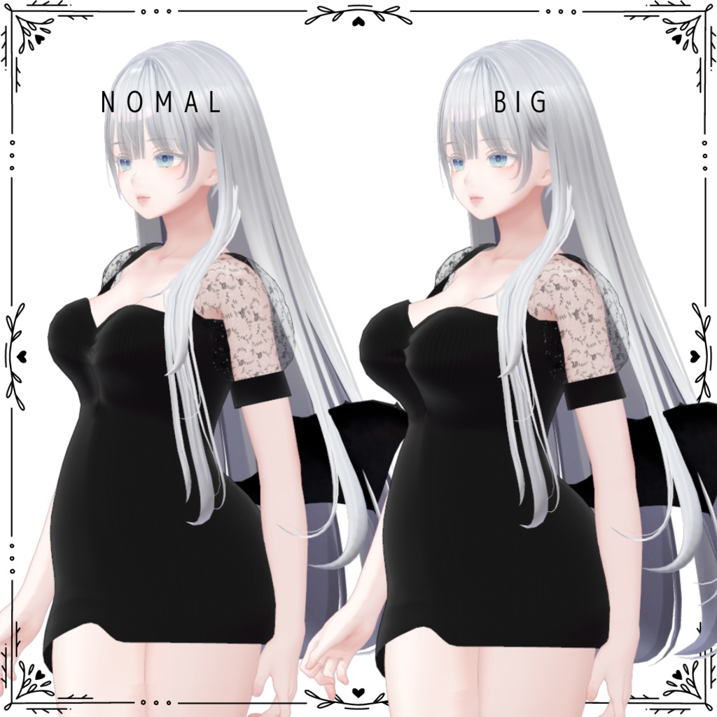 【森羅】シースルー袖ワンピ