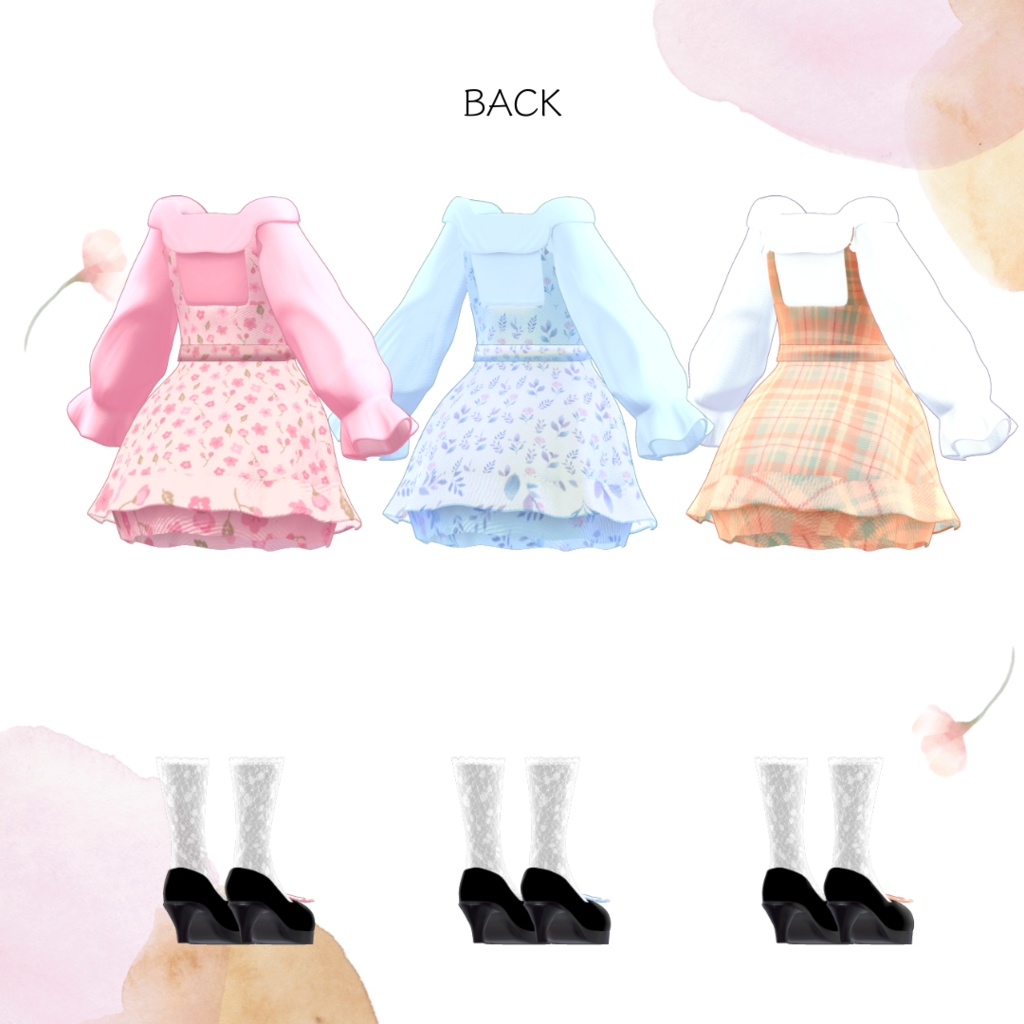 【萌-MOE-】ふんわりワンピース