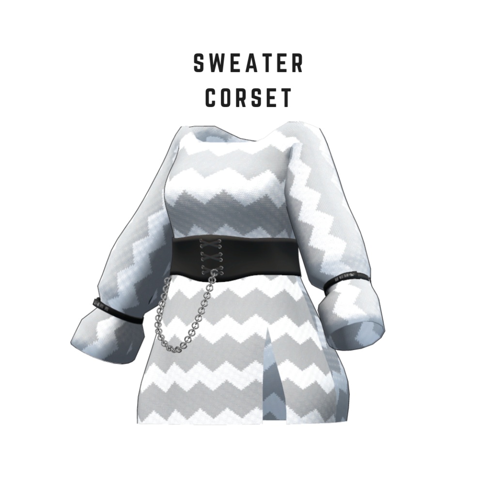 【萌-MOE-】ストライプワンピ