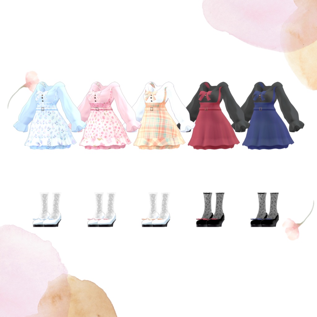 【卯月-UZUKI-】ふんわりワンピース