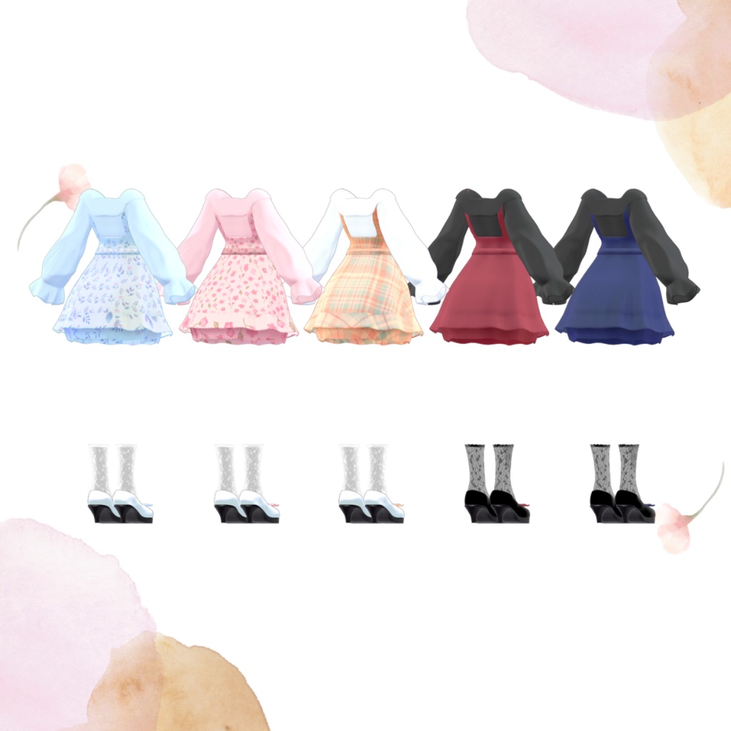 【卯月-UZUKI-】ふんわりワンピース