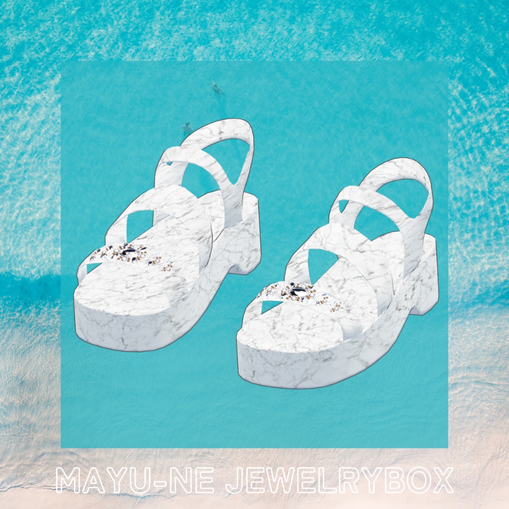 【複数アバター対応】シンプル夏コーデ