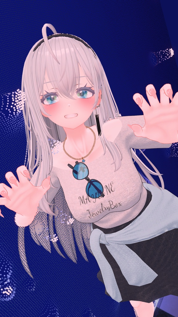 【複数アバター対応】シンプル夏コーデ