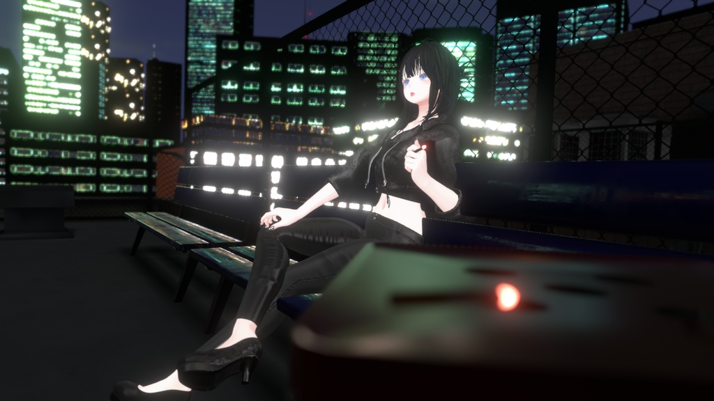 【森羅・ラシューシャ】レザージャケットコーデ