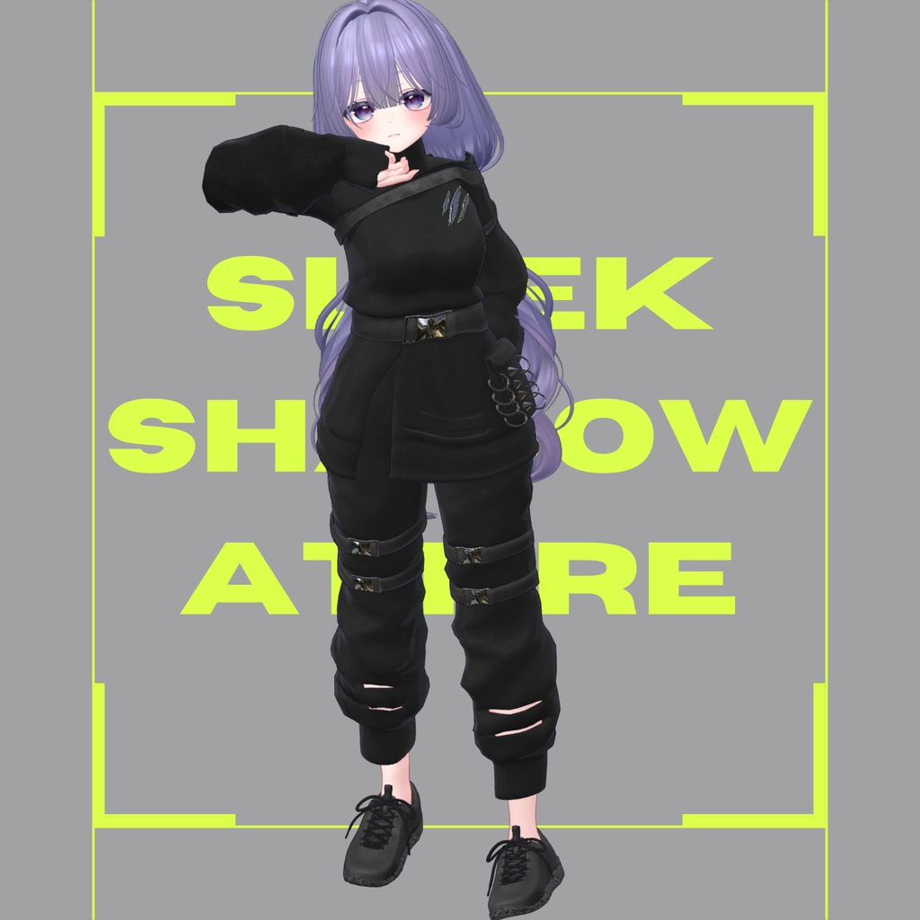 【5アバター対応】Sleek Shadow Attire REMAKE