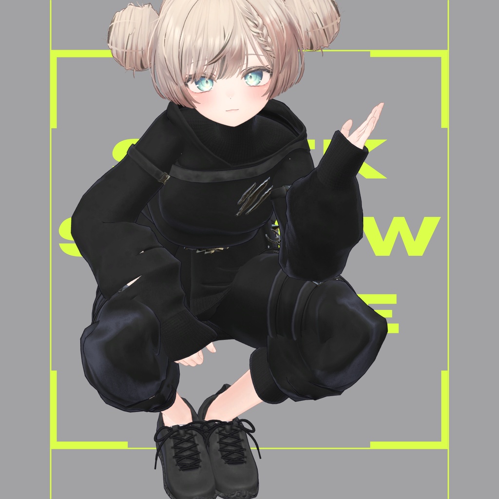 【5アバター対応】Sleek Shadow Attire REMAKE