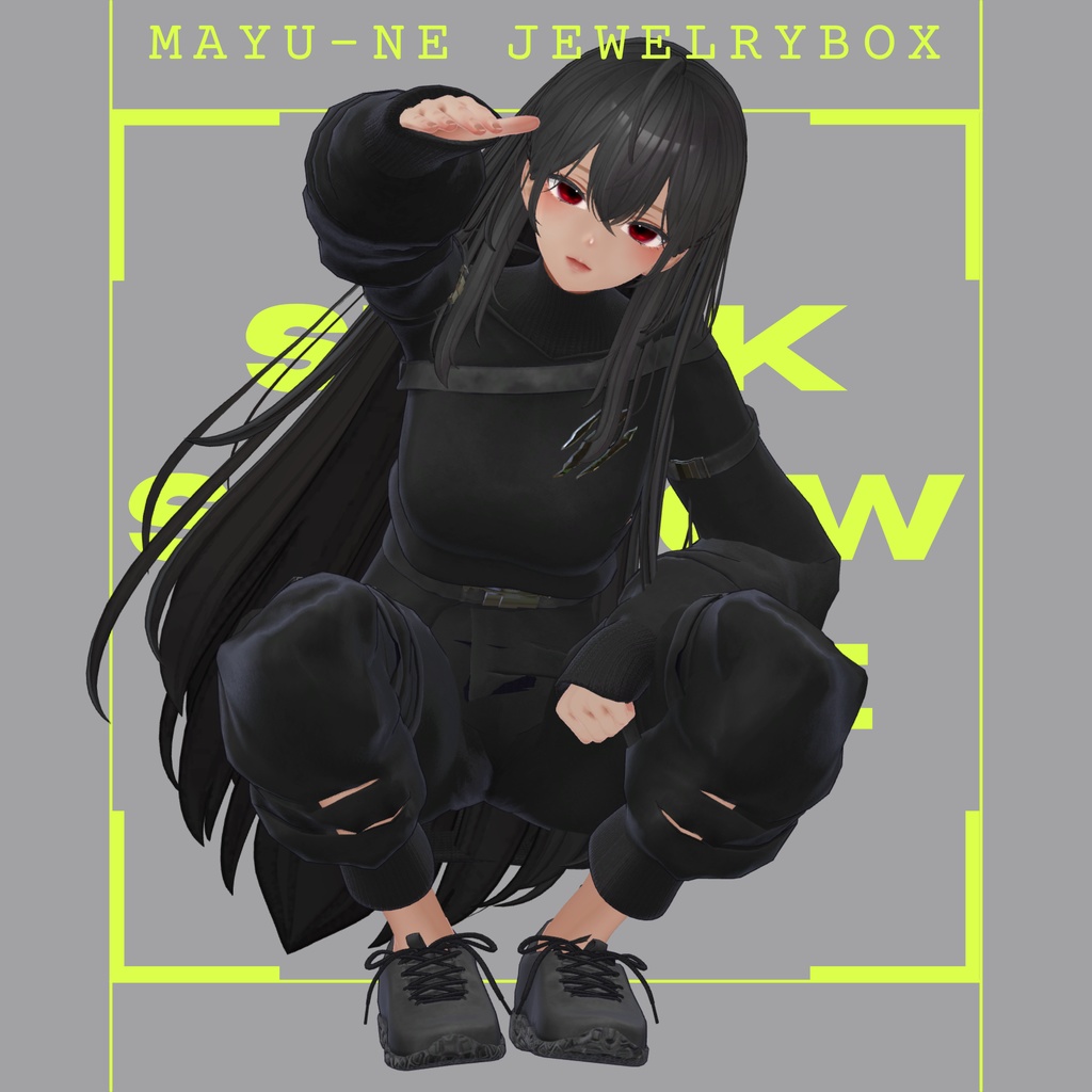 【5アバター対応】Sleek Shadow Attire REMAKE