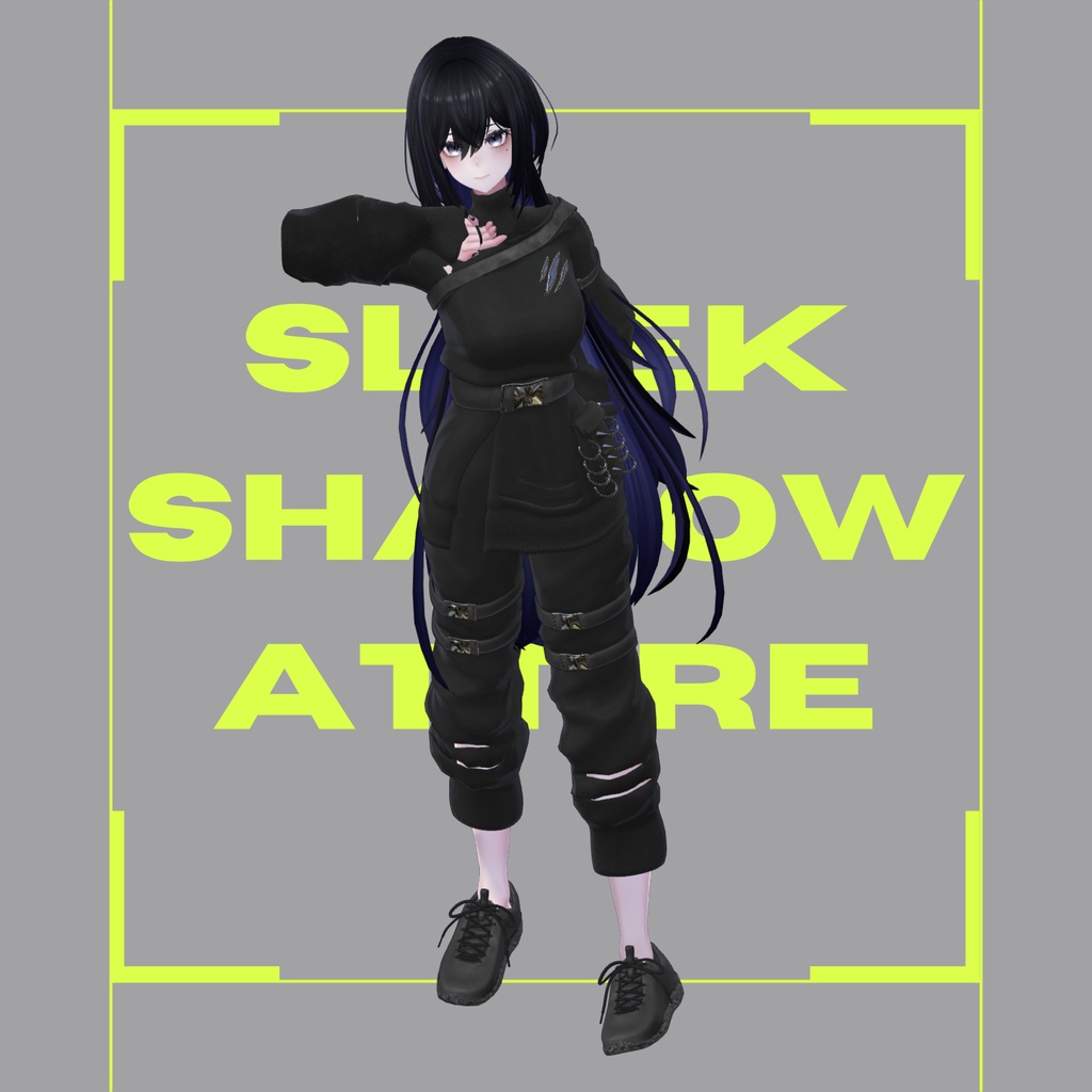 【5アバター対応】Sleek Shadow Attire REMAKE