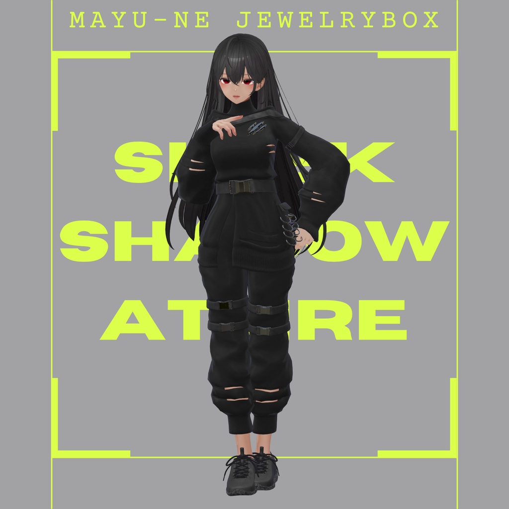 【5アバター対応】Sleek Shadow Attire REMAKE