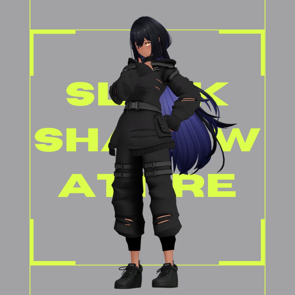 森羅 ラシューシャ】Sleek Shadow Attire - MAYU-NE JewelryBox - BOOTH