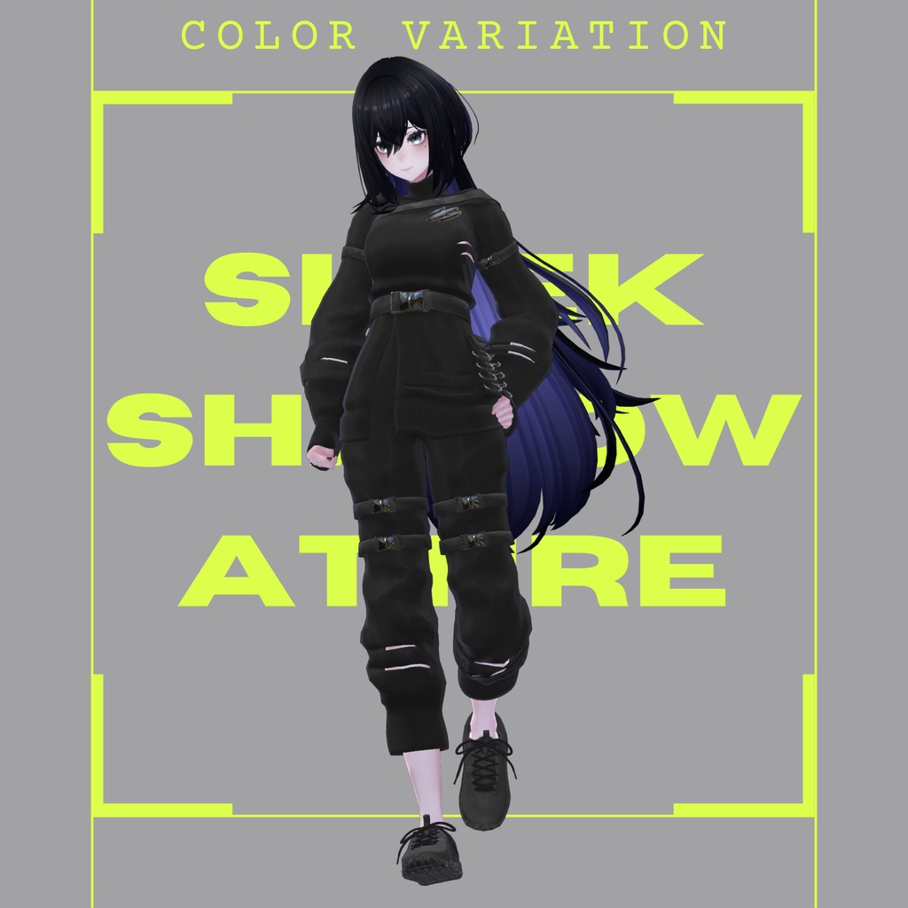 【5アバター対応】Sleek Shadow Attire REMAKE