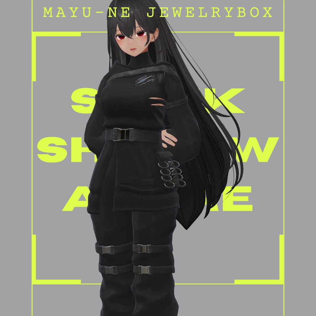 【5アバター対応】Sleek Shadow Attire REMAKE