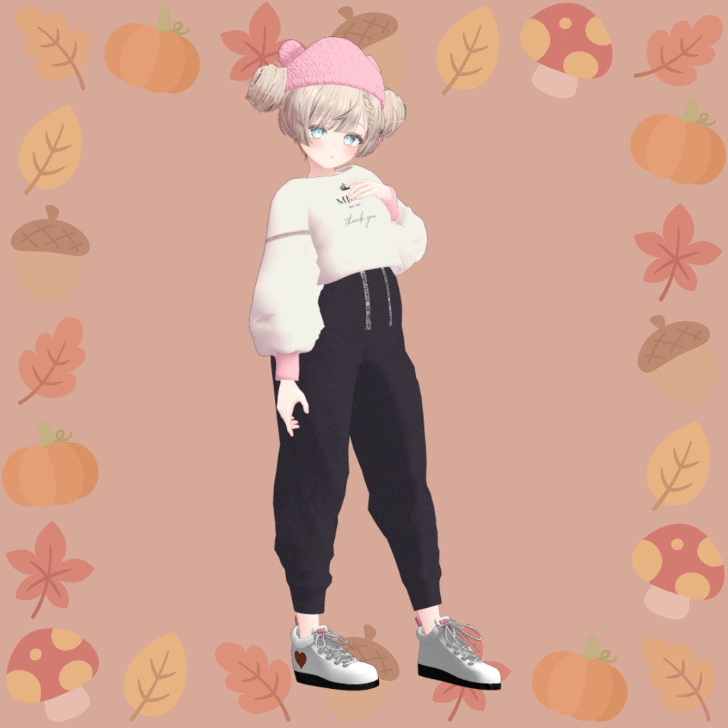 【マヌカ 萌 桔梗】Cozy Autumn Chic Ensemble