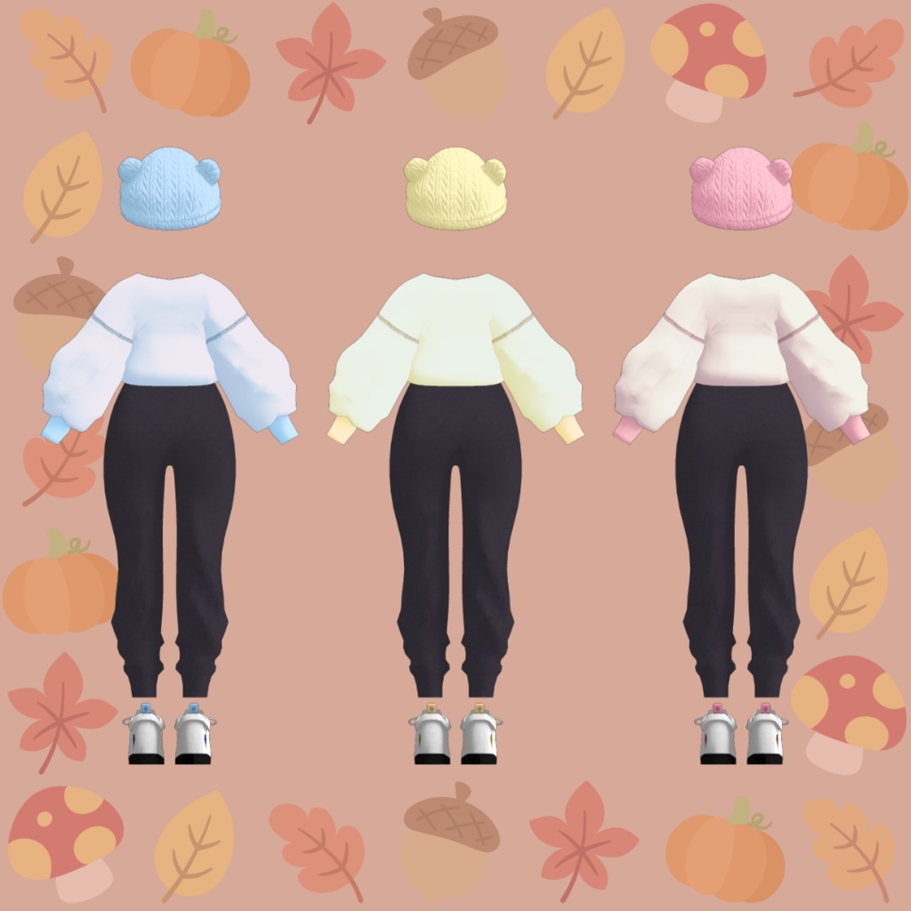 【マヌカ 萌 桔梗】Cozy Autumn Chic Ensemble