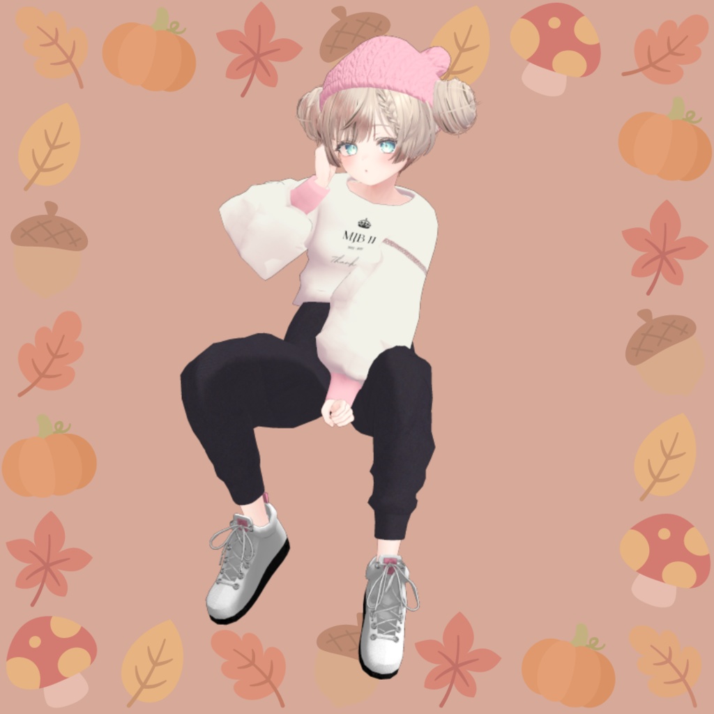 【マヌカ 萌 桔梗】Cozy Autumn Chic Ensemble
