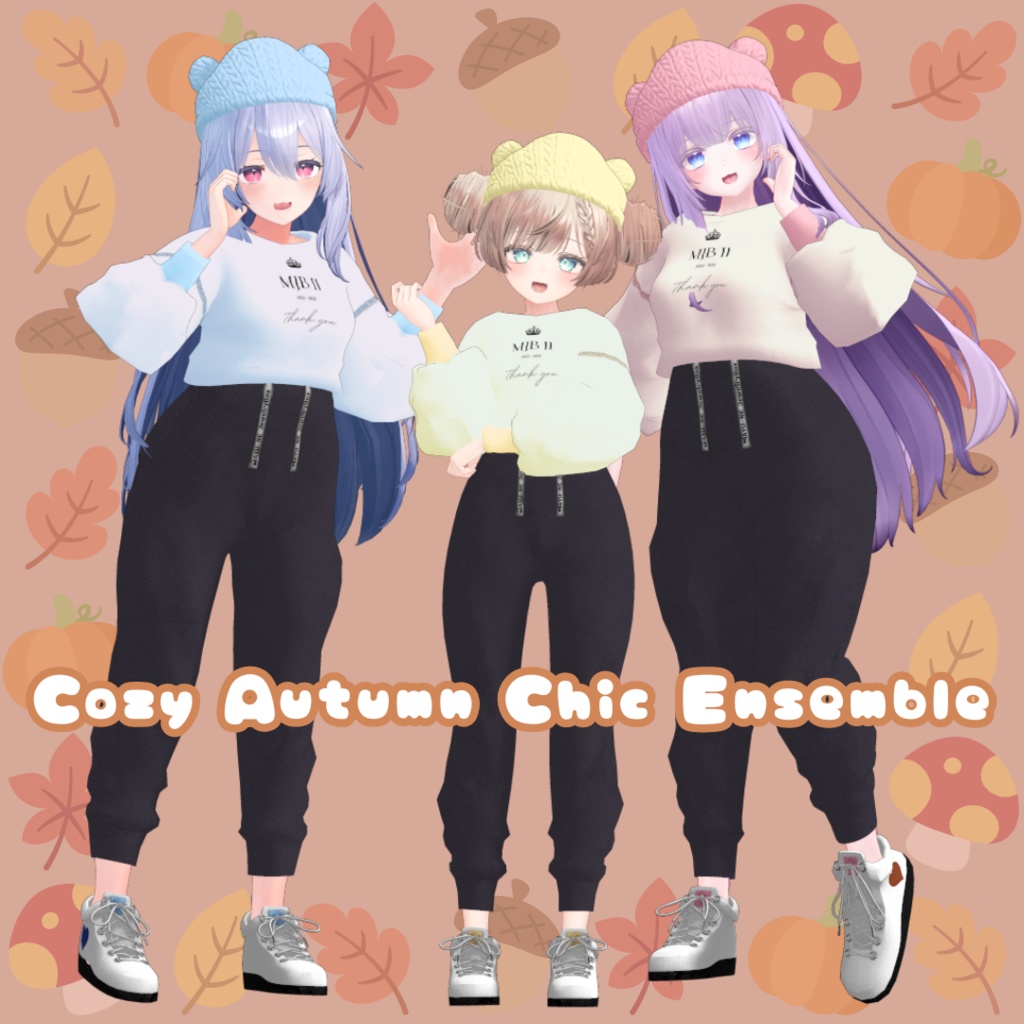 【マヌカ 萌 桔梗】Cozy Autumn Chic Ensemble