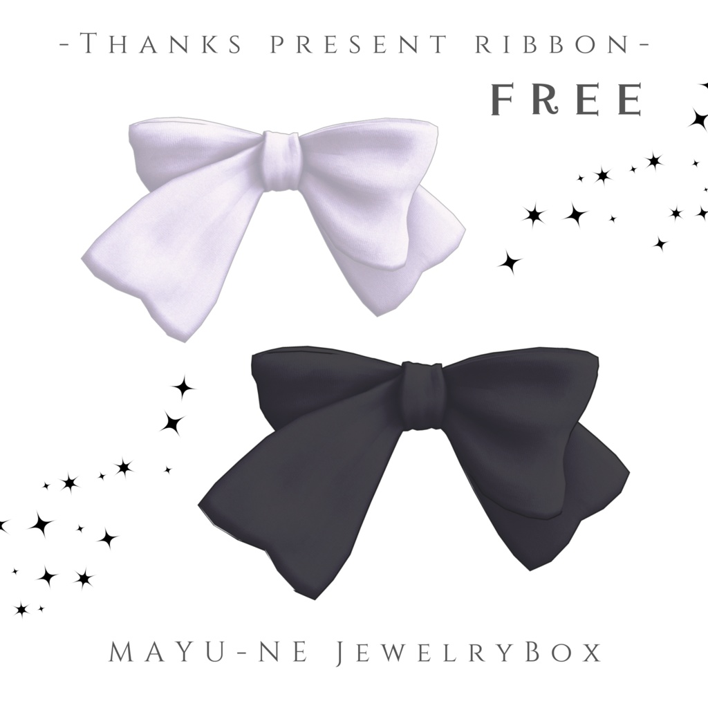 無料 FREE】Thanks Present Ribbon - MAYU-NE JewelryBox - MAYU-NE