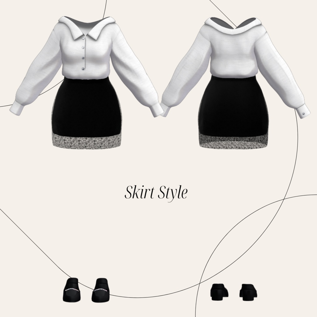 【森羅 ラシューシャ】Modern Check Style