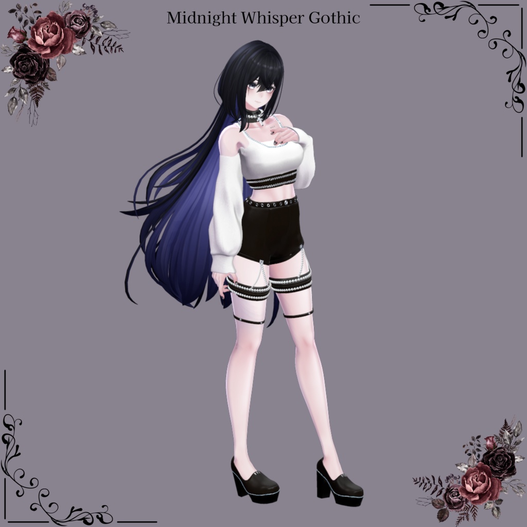 【森羅 ラシューシャ】Midnight Whisper Gothic