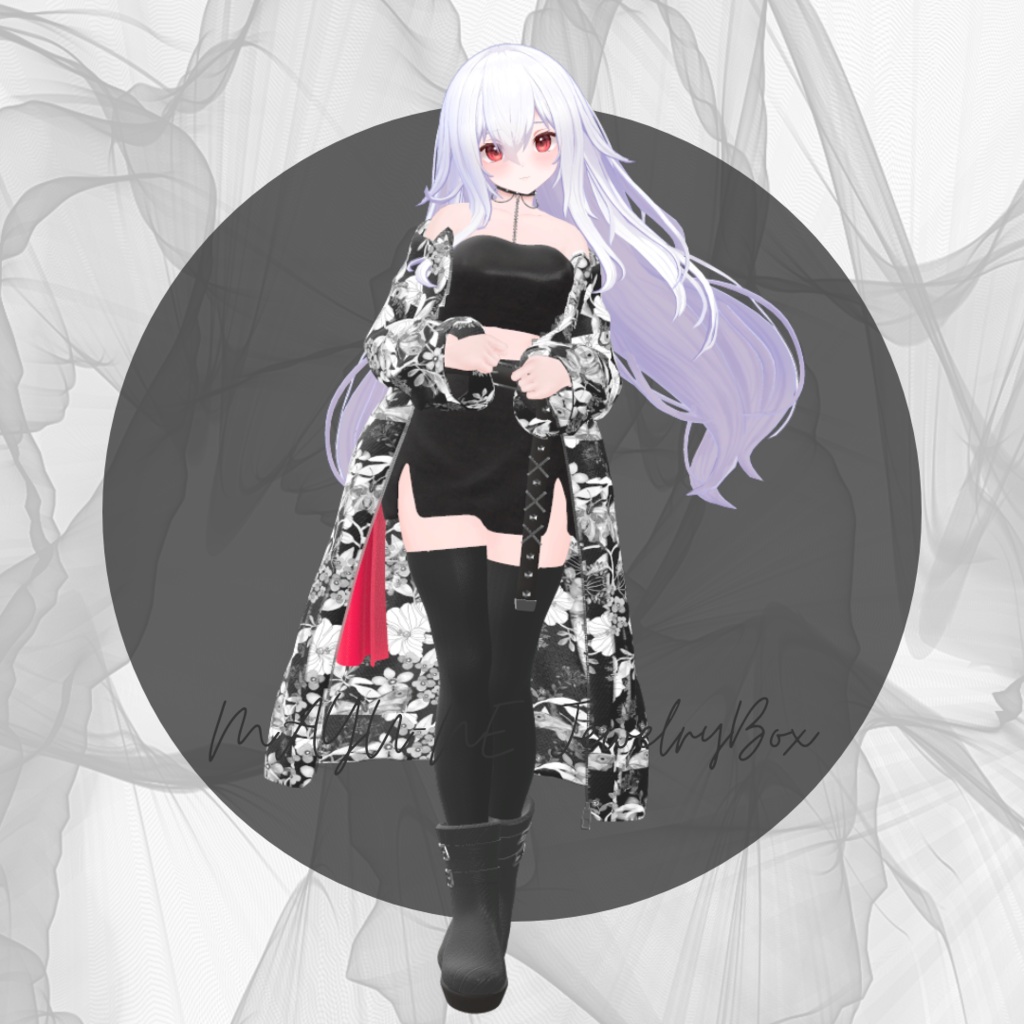 【複数アバター対応】long wagara outer coordinate