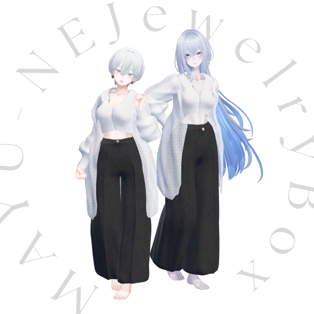 【森羅 ラシューシャ】ルーズシャツセット2