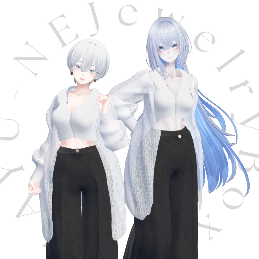 【森羅 ラシューシャ】ルーズシャツセット2