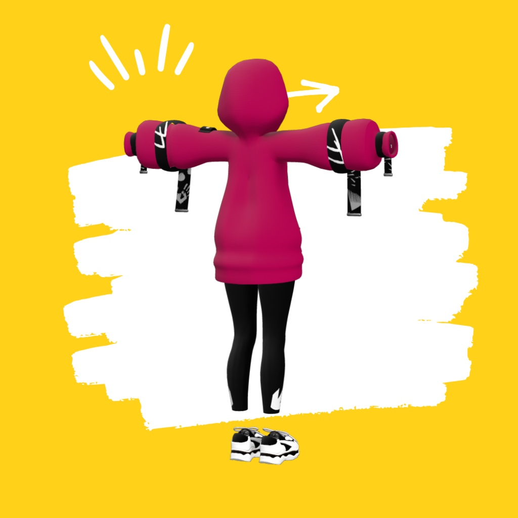 【森羅 ラシューシャ】ビッグパーカールック(フードOFFあり)