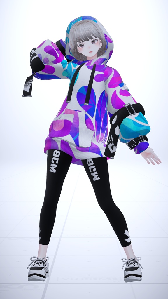 【森羅 ラシューシャ】ビッグパーカールック(フードOFFあり)