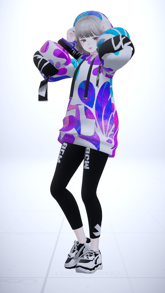 【森羅 ラシューシャ】ビッグパーカールック(フードOFFあり)