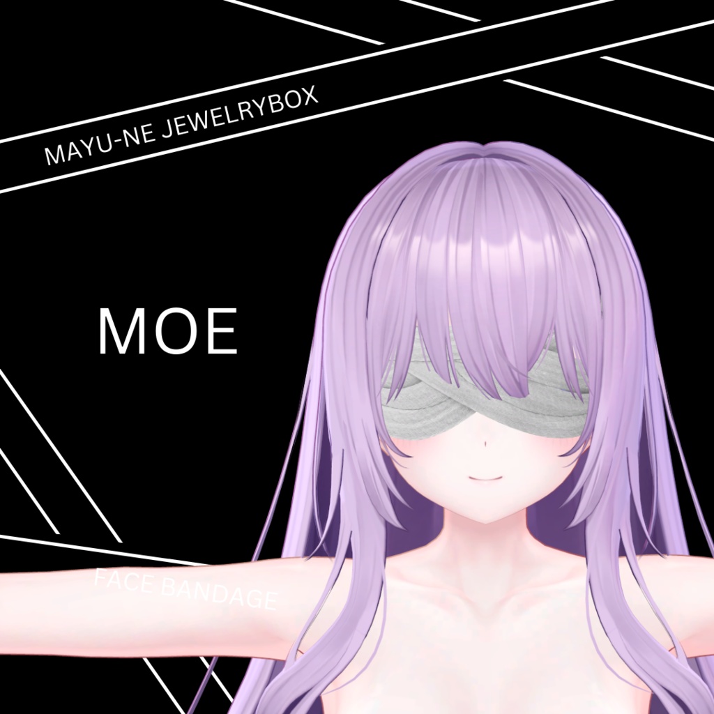 【クイってできるギミック付き】フェイスバンデージ(森羅、マヌカ、萌、桔梗、ラシューシャ、舞夜、セレスティア)