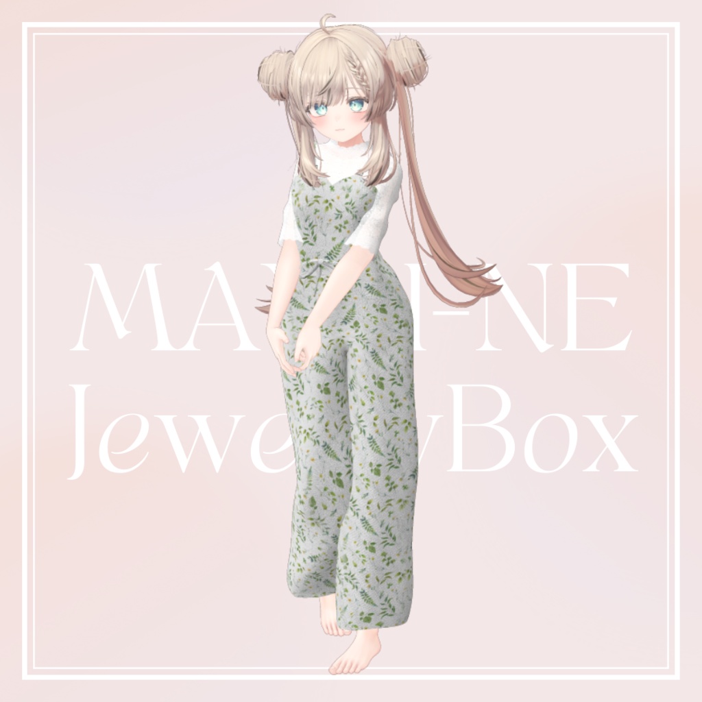 【12アバター対応】シースルーブラウス & キャミパンツ(マヌカ、森羅、萌、沙猫、ライム、INABA、桔梗、エルミーナ、ルゼブル、ラシューシャ、リルモワ、リミリア)