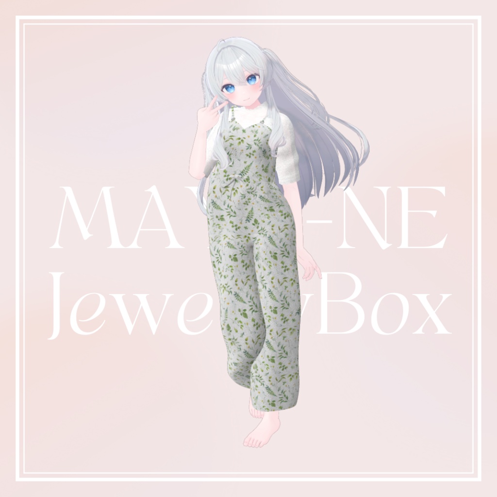 【12アバター対応】シースルーブラウス & キャミパンツ(マヌカ、森羅、萌、沙猫、ライム、INABA、桔梗、エルミーナ、ルゼブル、ラシューシャ、リルモワ、リミリア)