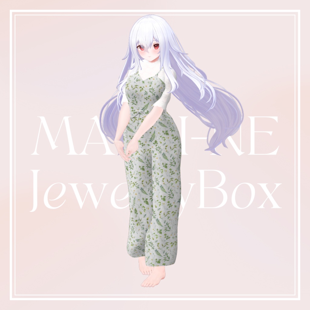 【12アバター対応】シースルーブラウス & キャミパンツ(マヌカ、森羅、萌、沙猫、ライム、INABA、桔梗、エルミーナ、ルゼブル、ラシューシャ、リルモワ、リミリア)