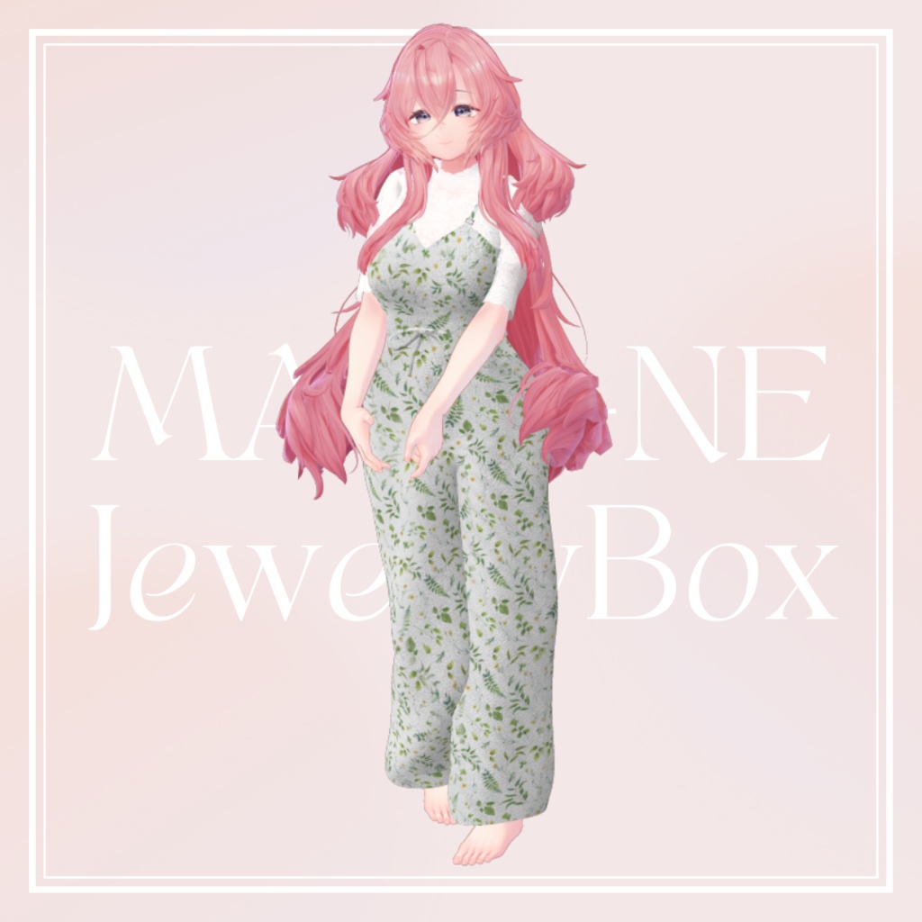 【12アバター対応】シースルーブラウス & キャミパンツ(マヌカ、森羅、萌、沙猫、ライム、INABA、桔梗、エルミーナ、ルゼブル、ラシューシャ、リルモワ、リミリア)