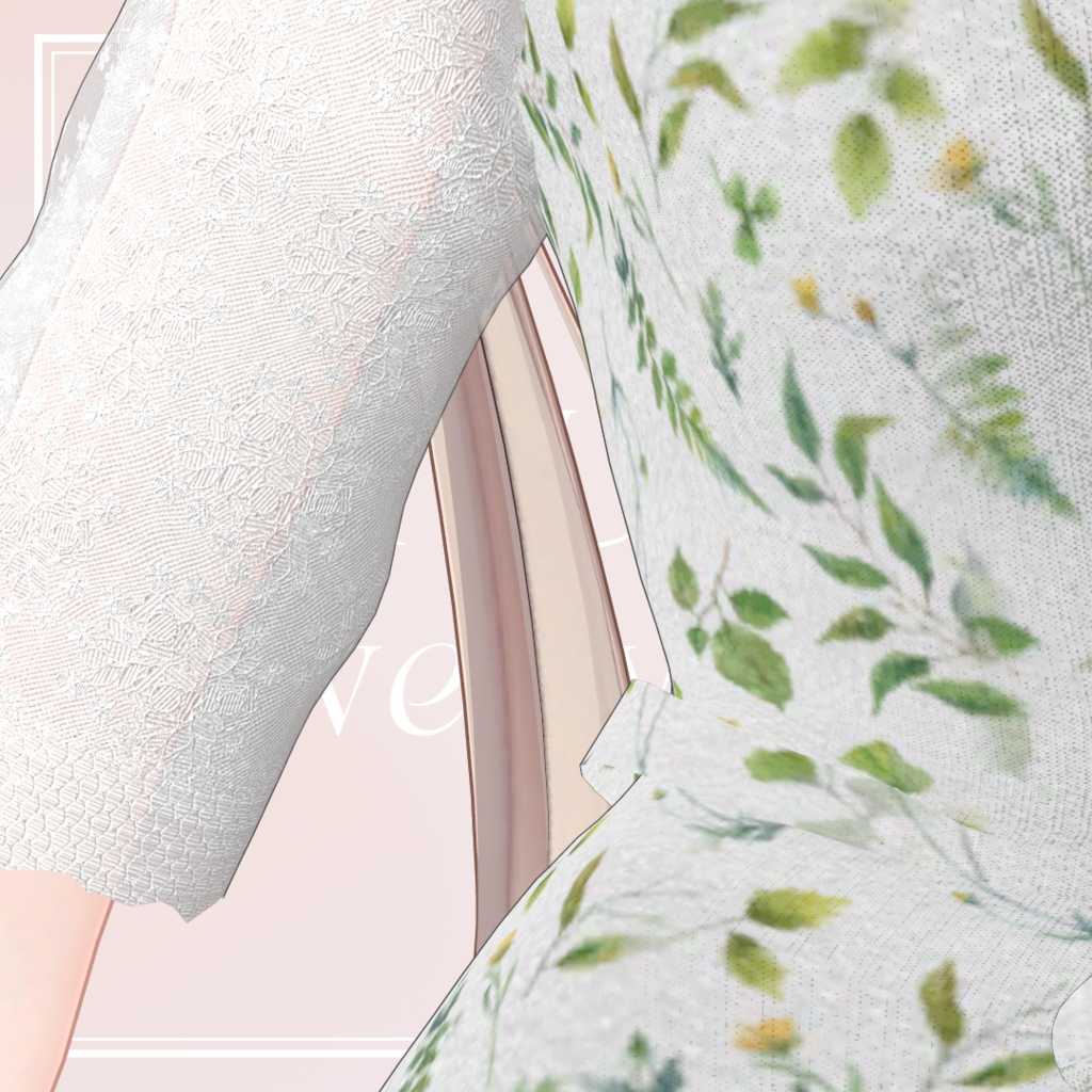 【12アバター対応】シースルーブラウス & キャミパンツ(マヌカ、森羅、萌、沙猫、ライム、INABA、桔梗、エルミーナ、ルゼブル、ラシューシャ、リルモワ、リミリア)