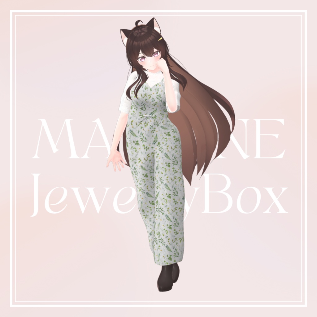 【12アバター対応】シースルーブラウス & キャミパンツ(マヌカ、森羅、萌、沙猫、ライム、INABA、桔梗、エルミーナ、ルゼブル、ラシューシャ、リルモワ、リミリア)