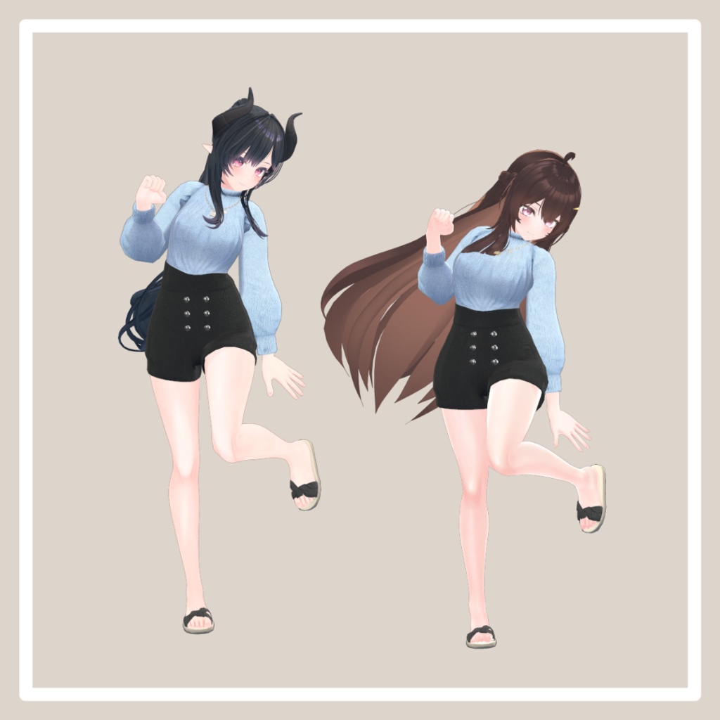 【26アバター対応】大人ブラウスセット