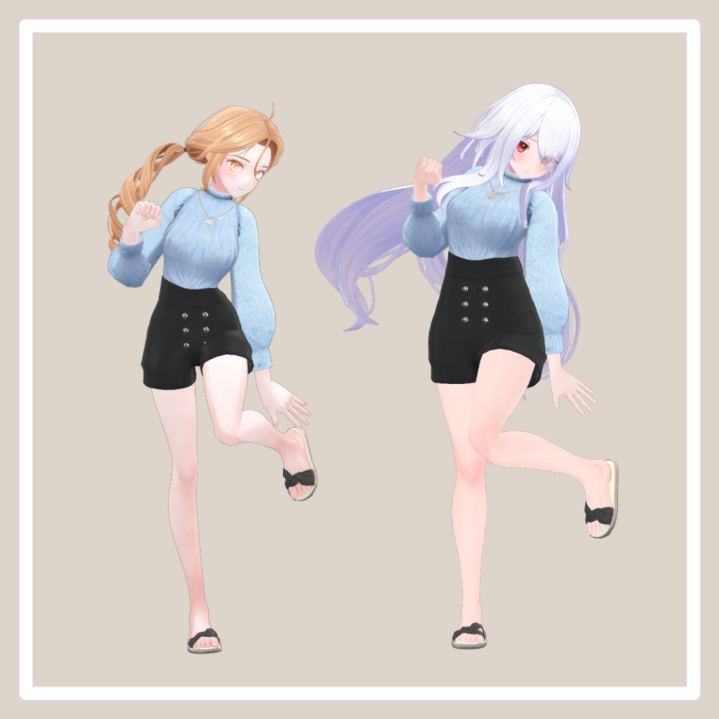 【26アバター対応】大人ブラウスセット